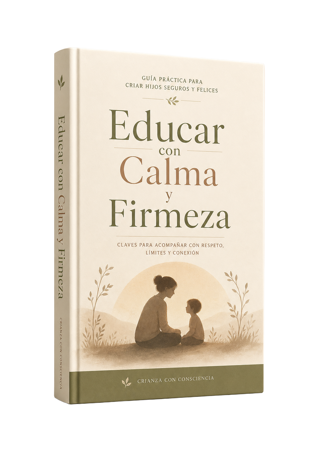 Mockup del ebook Educar con Calma y Firmeza